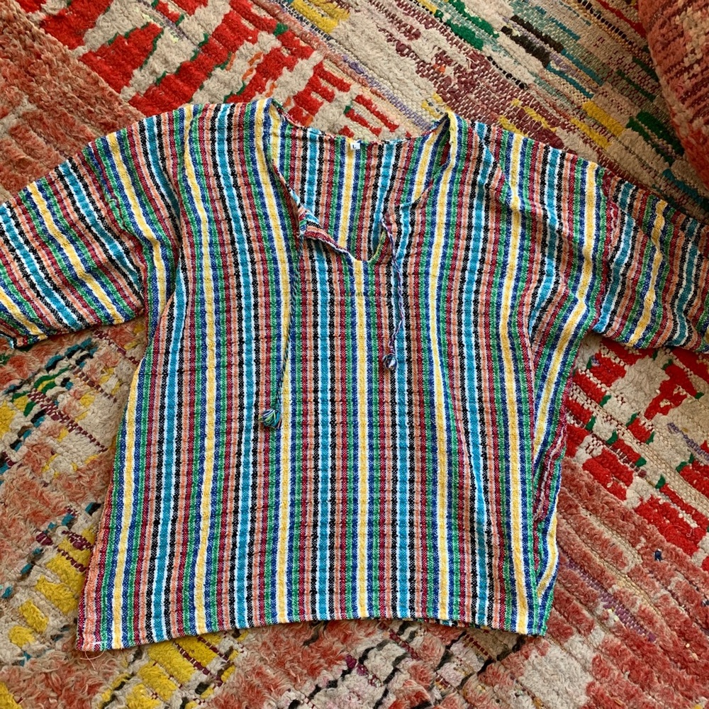 Vintage rainbow blouse